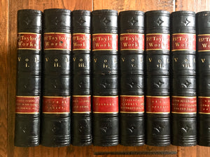 1859 JEREMY TAYLOR [b.1613]. The Complete Works in Ten Volumes. Stunning Bindings