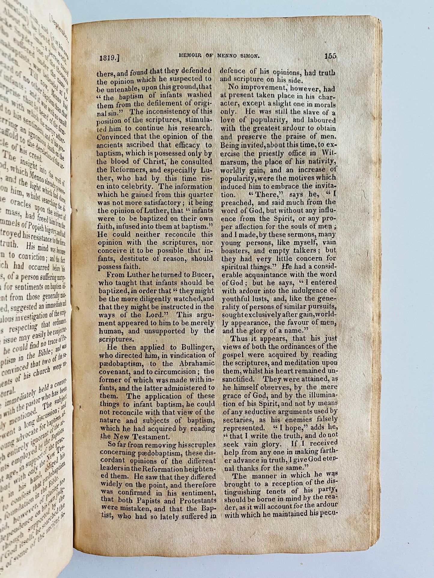 1819 ADONIRAM JUDSON et al. American Baptist Missionary Magazine. Ordination of Judson, William Carey Correspondence, &c.