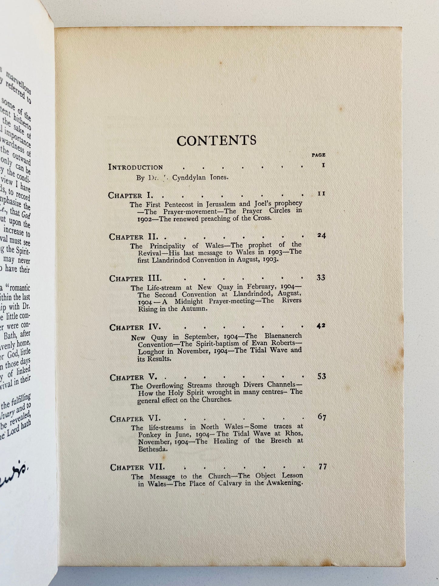 1905 JESSIE PENN-LEWIS. The Awakening in Wales and History of Welsh Revivals. First Edition