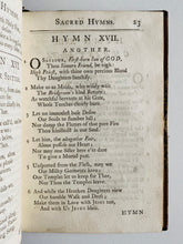 Load image into Gallery viewer, 1743 JOHN CENNICK. Sacred Hymns for the Use of Religious Societies. First Edition Great Awakening Hymnal!