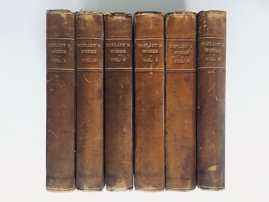 1794 AUGUSTUS TOPLADY. Works of Augustus Toplady in Six Volumes. Great Awakening Calvinist