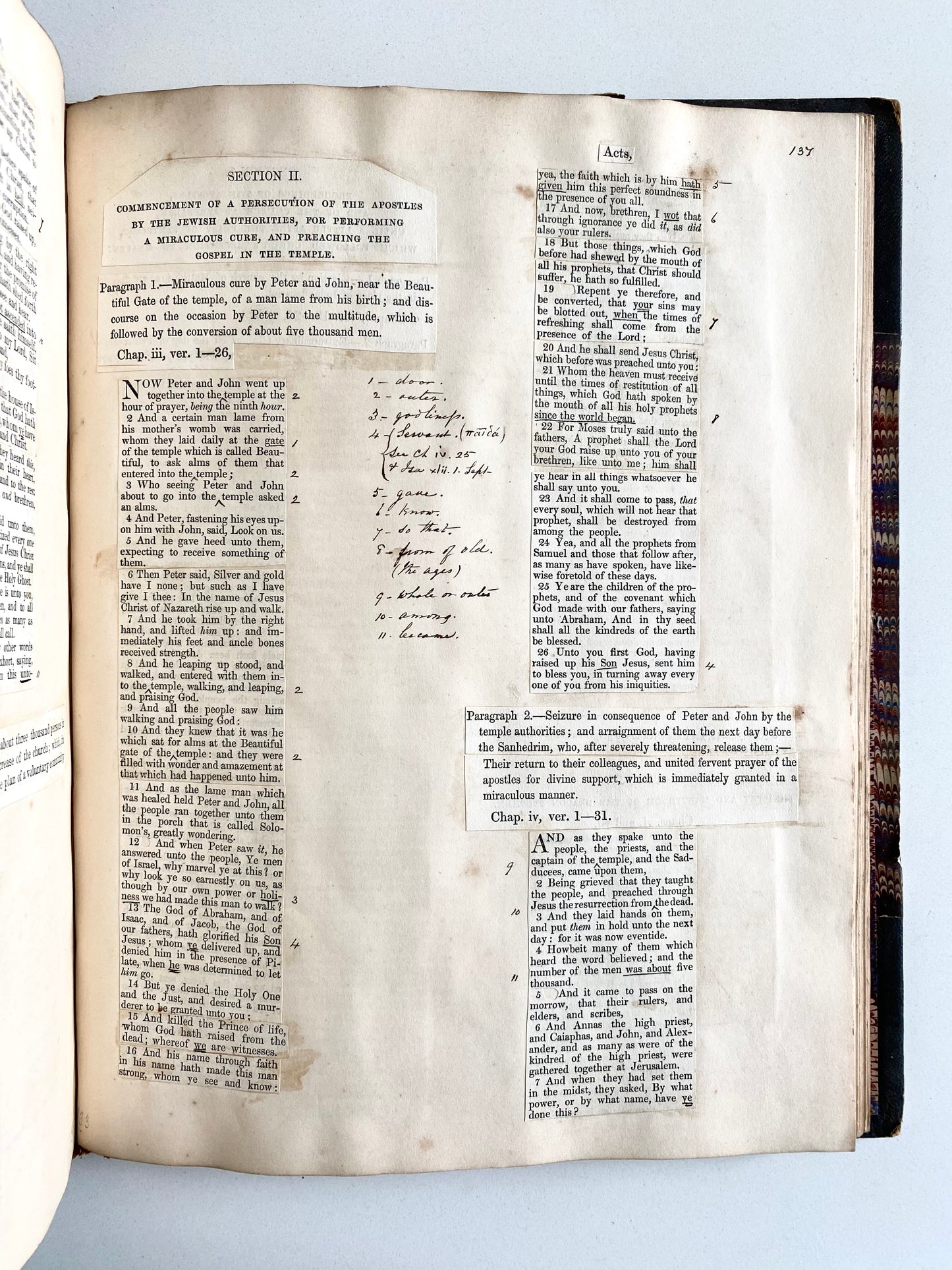 1857 EUNICE BAGSTER. Important MSs Critical Translation of Gospels & Acts by Pioneer Female Commentator!