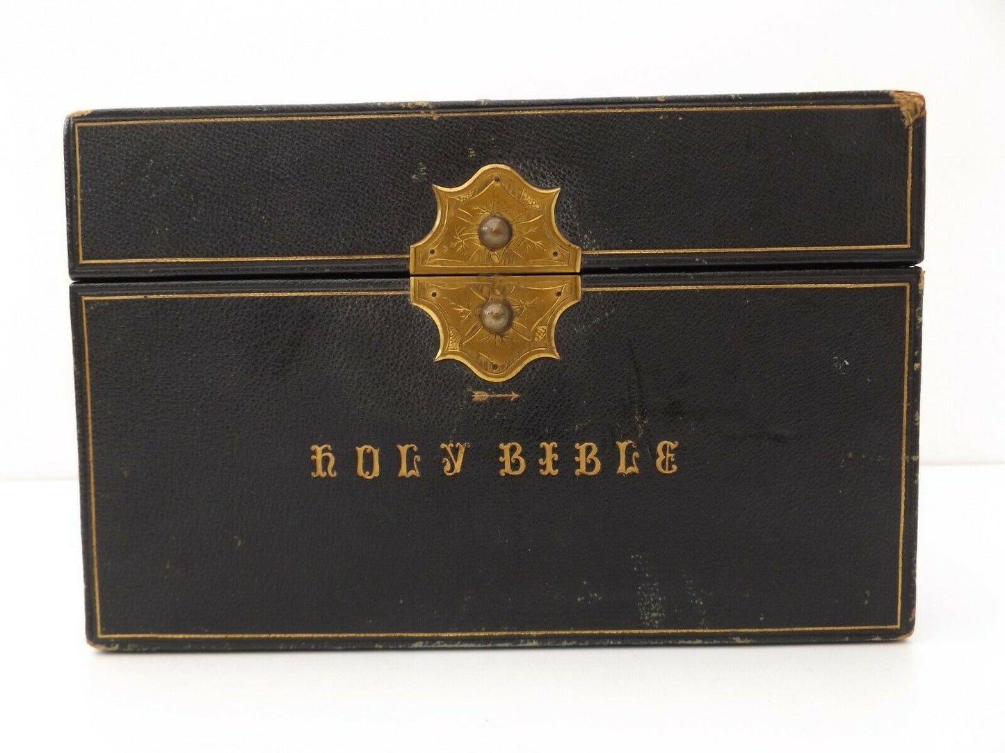 1874 HOLY BIBLE. Finely Presented Bradbury Agnew King James Bible in 11 Fine Bindings!