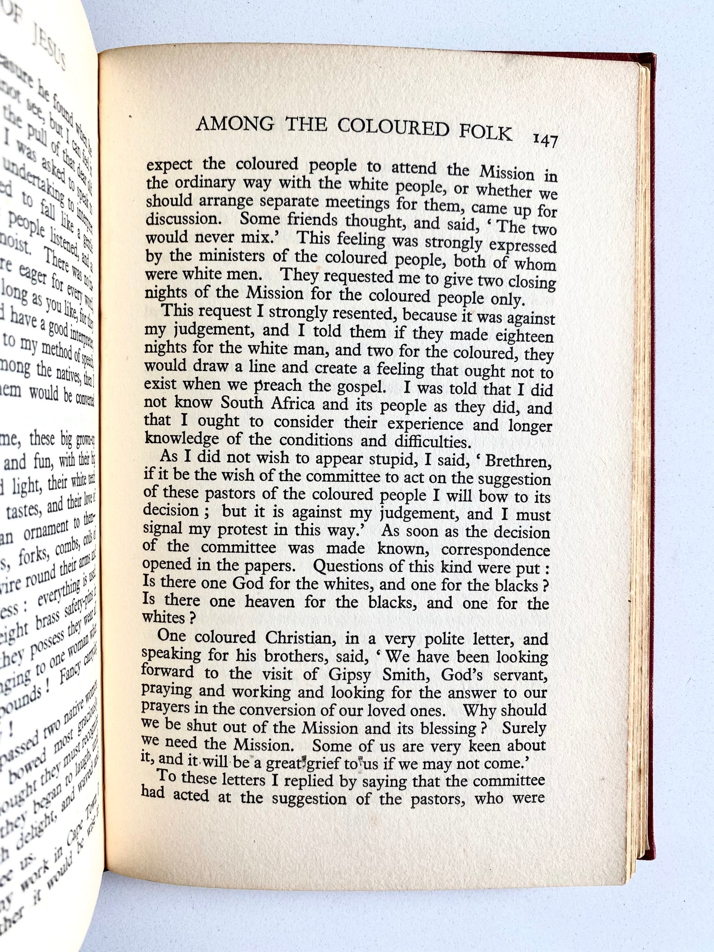 1932 GIPSY SMITH. The Beauty of Jesus, 1st Edition with Two Autograph Letters to His Friend!