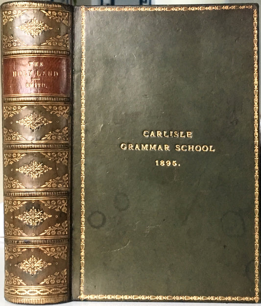 1895 GEORGE ADAM SMITH. Historical Geography of Israel - Fine Binding!