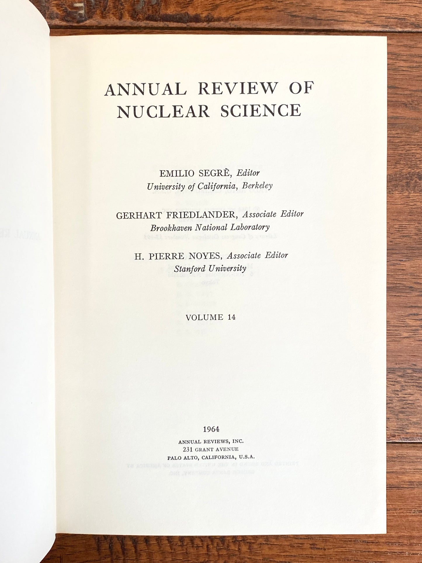 EMILIO SEGRE. 41 Volumes Nuclear Physics Owned by Atomic Bomb, Manhattan Project Physicist!