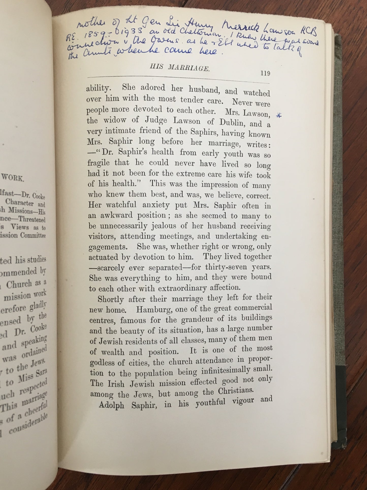 1893 ADOLPH SAPHIR. A Memoir of Adolph Saphir w/ CDVs and Family Provenance