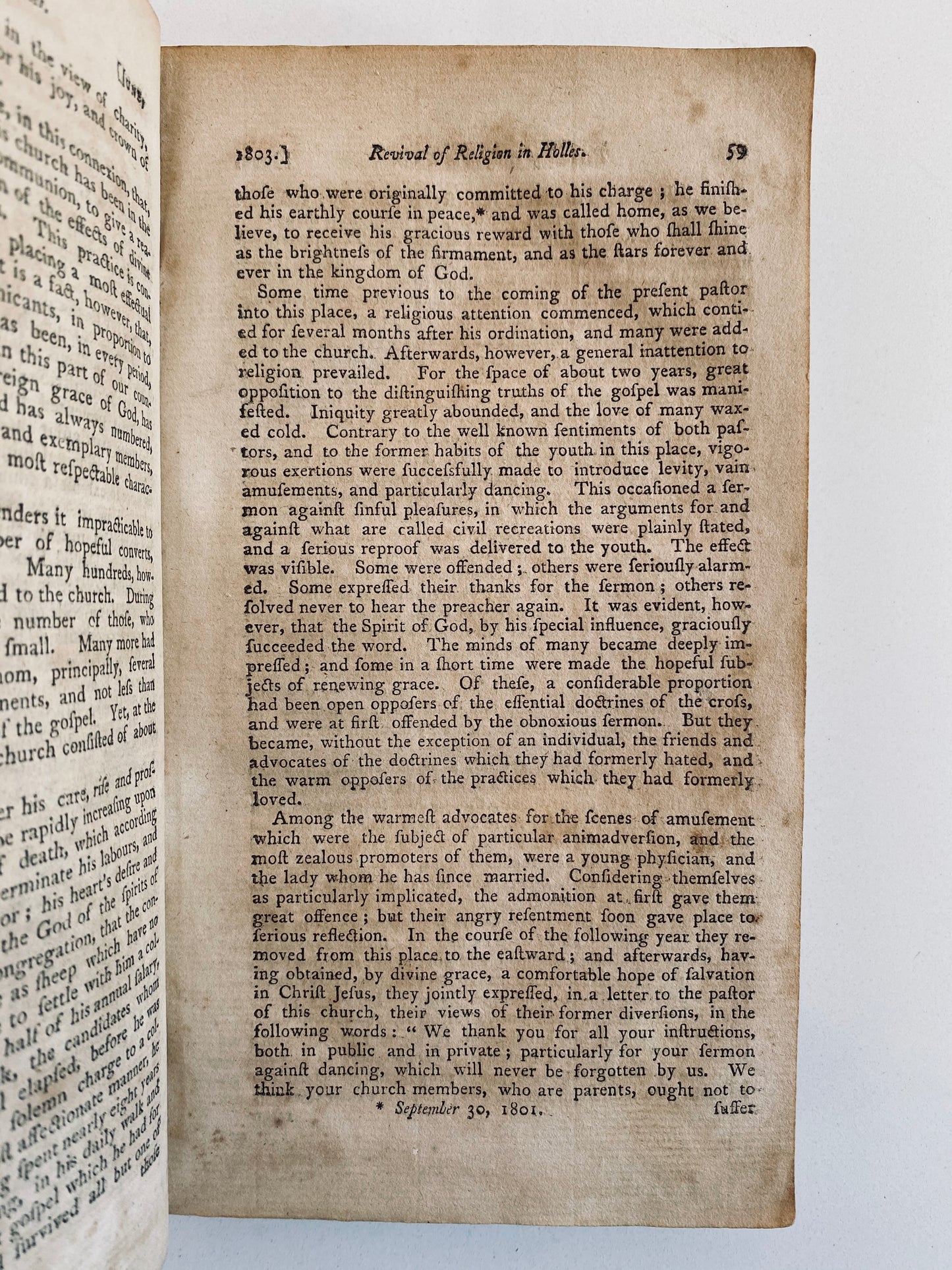 1803 MASSACHUSETTS MISSIONARY MAG. First Ever - Cane Ridge Revival & Second Great Awakening!