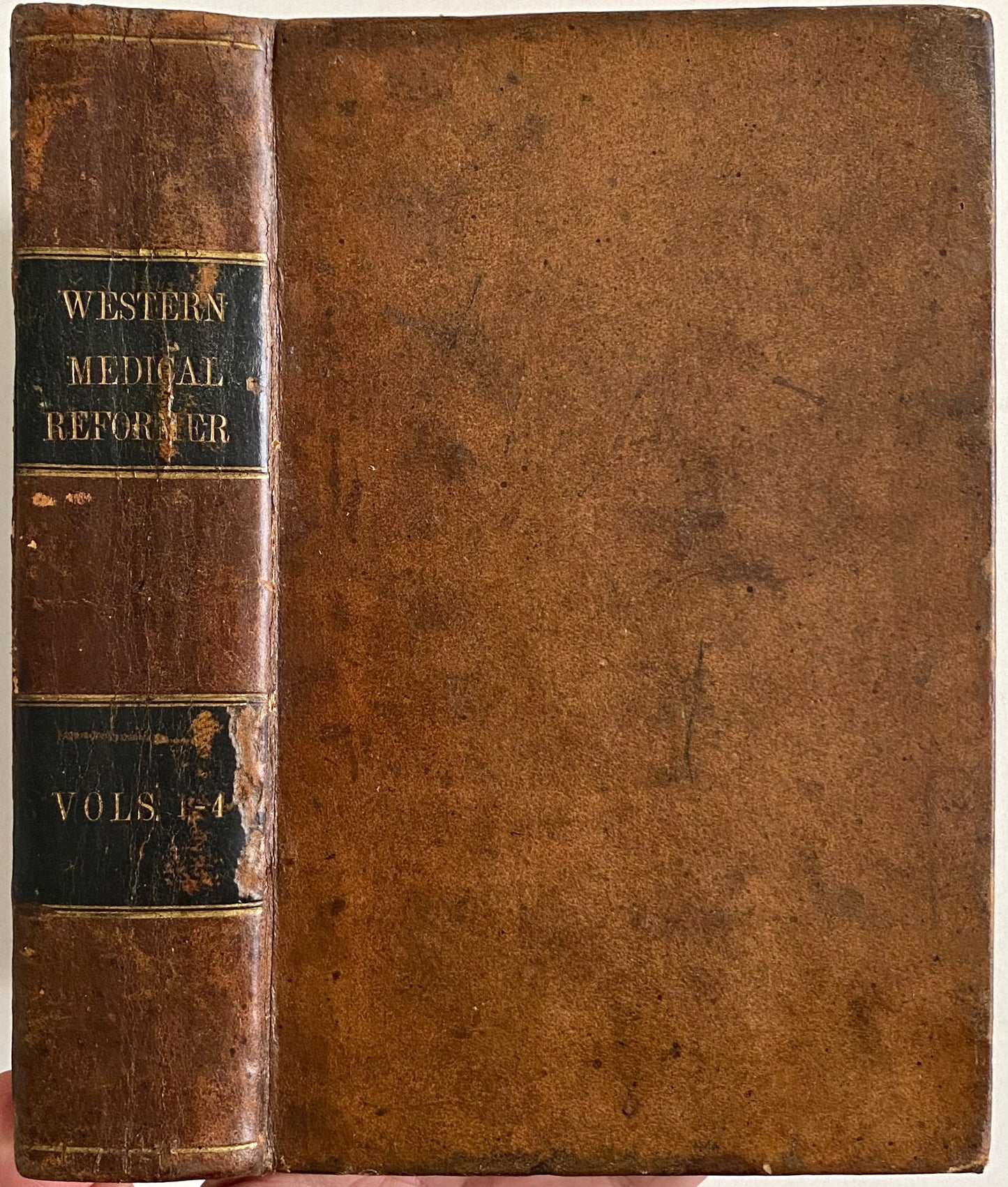 1837-1844 WESTERN MEDICAL REFORMER. Very Rare Four Year Run of Alternative Medicine Journal!