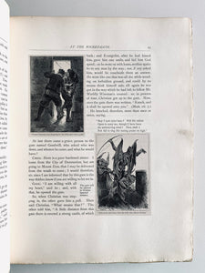 1880 JOHN BUNYAN. Limited Edition Folio Pilgrim's Progress - Engraved by Dalziel on Vellum & Japanese Paper.