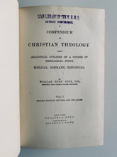 Load image into Gallery viewer, 1880 W. B. POPE. Massive Three Volume Theological Defense of Methodist Doctrine of Holiness.