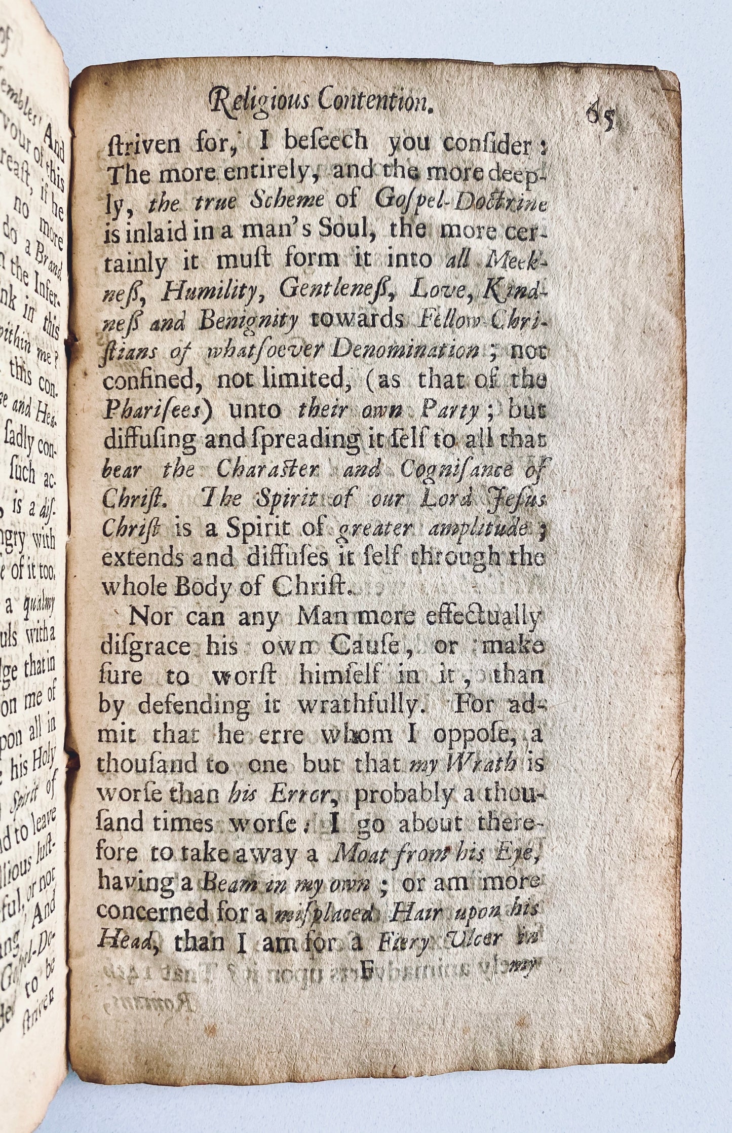 1693 JOHN HOWE. Puritan on the Carnality of Arguing & Dividing Over Theology. Timely!