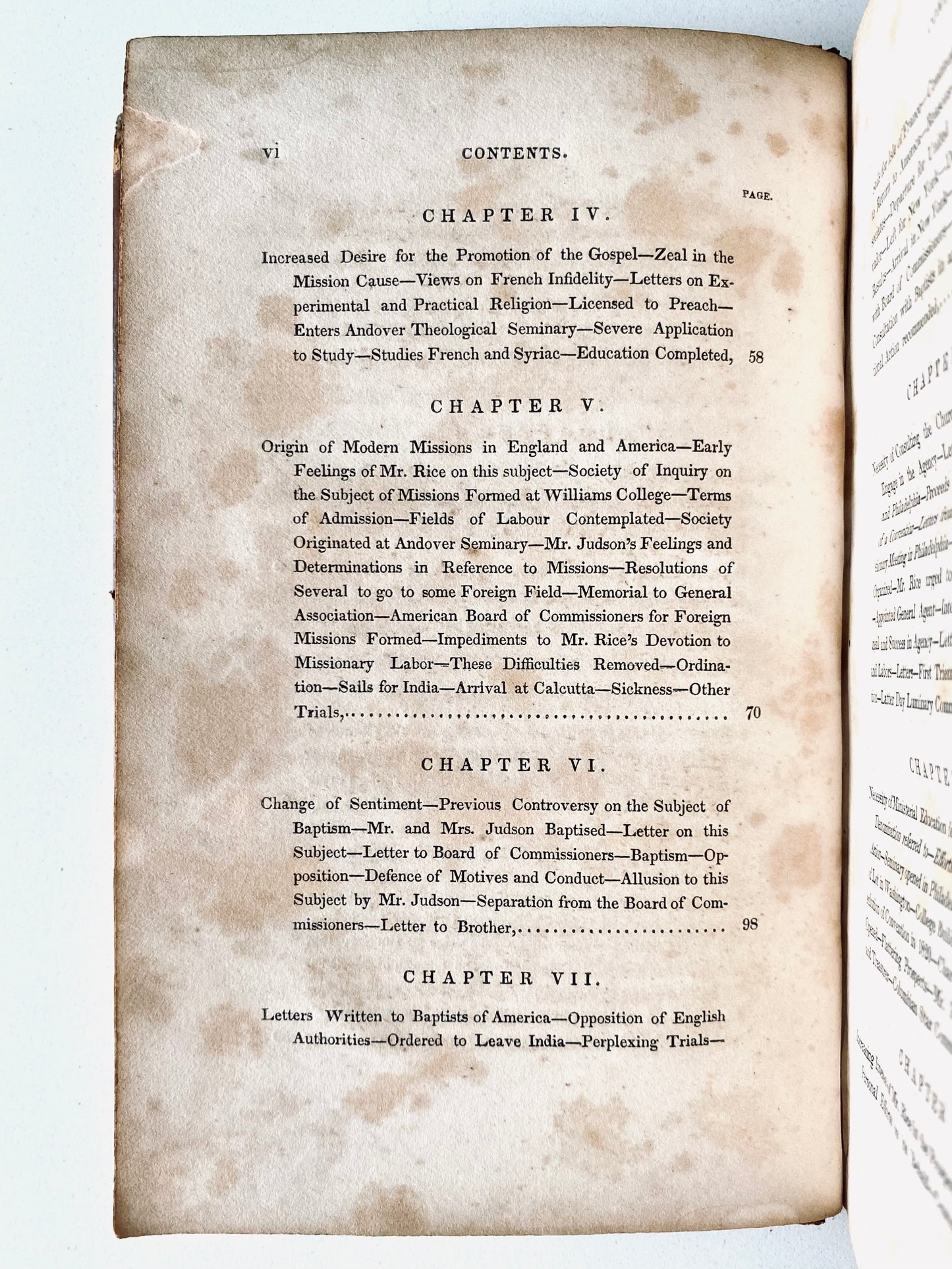 1840 LUTHER RICE. Superbly Rare Bio of Luther Rice, Adoniram Judson, Haystack Prayer Revival, etc.