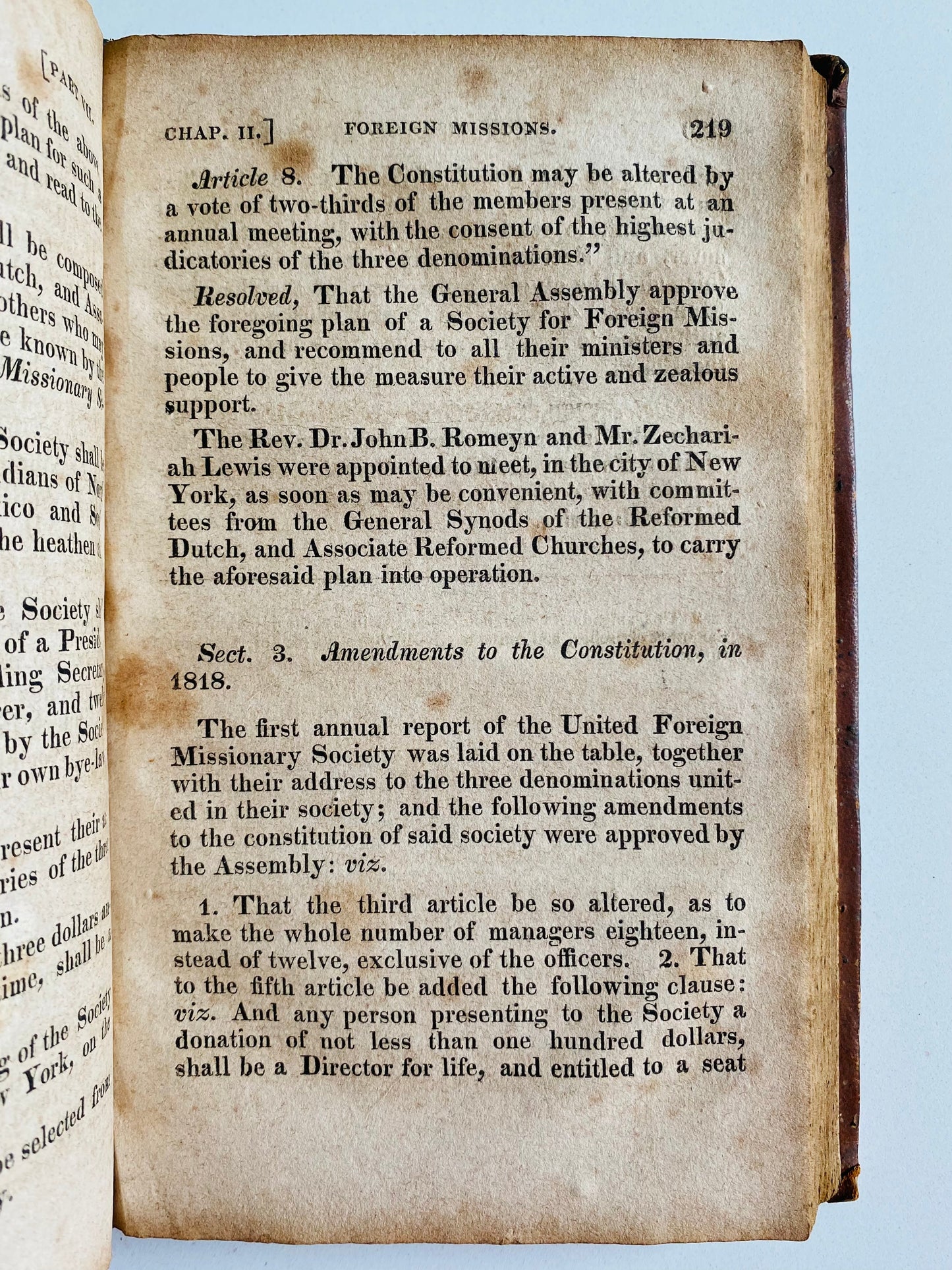 1820 PRESBYTERIAN. Synod of the Presbyterian Church History of Presbyterian Missions!