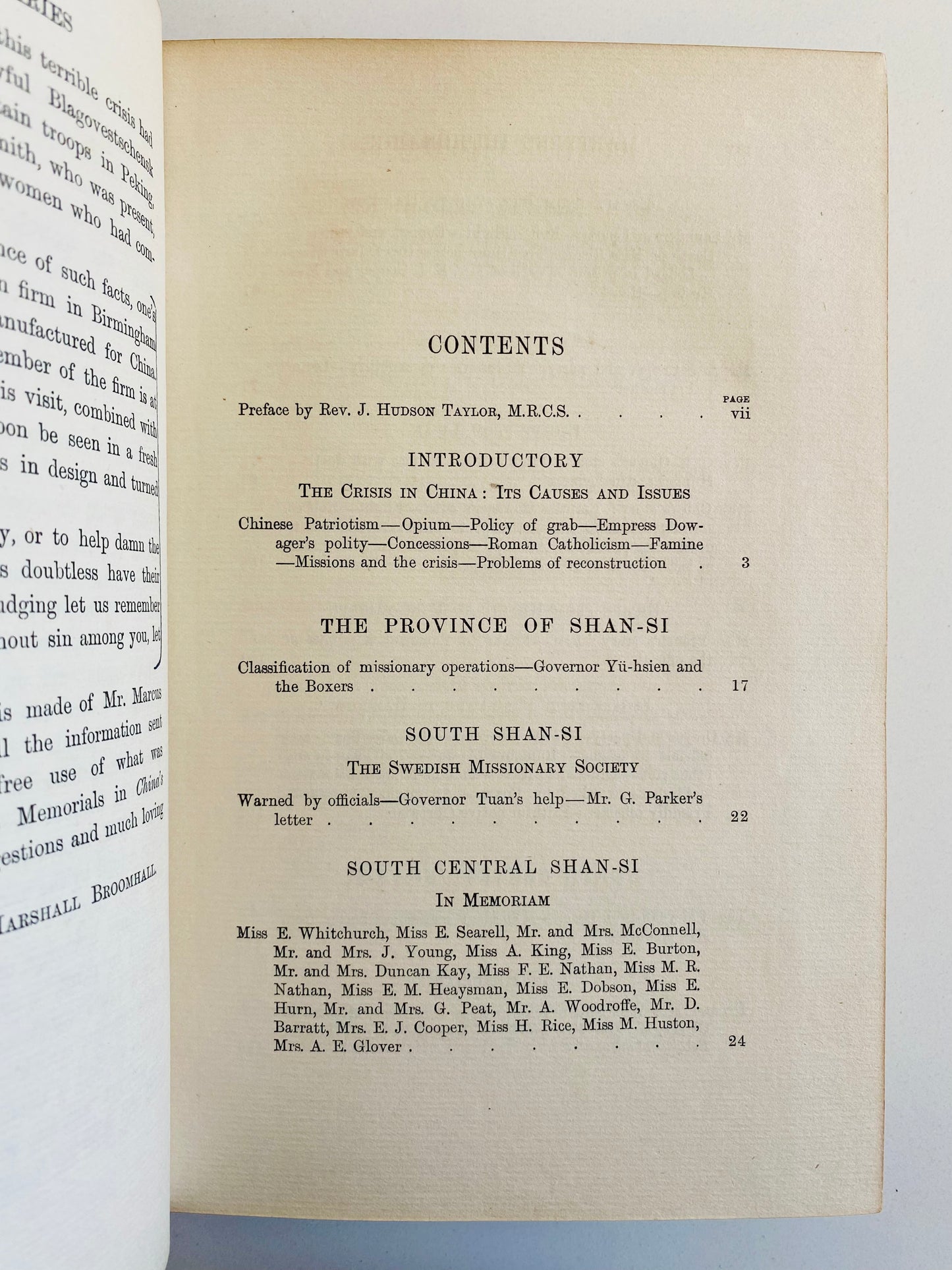 1901 MARSHALL BROOMHALL. Martyred Missionaries of the China Inland Mission - Presentation Edition.