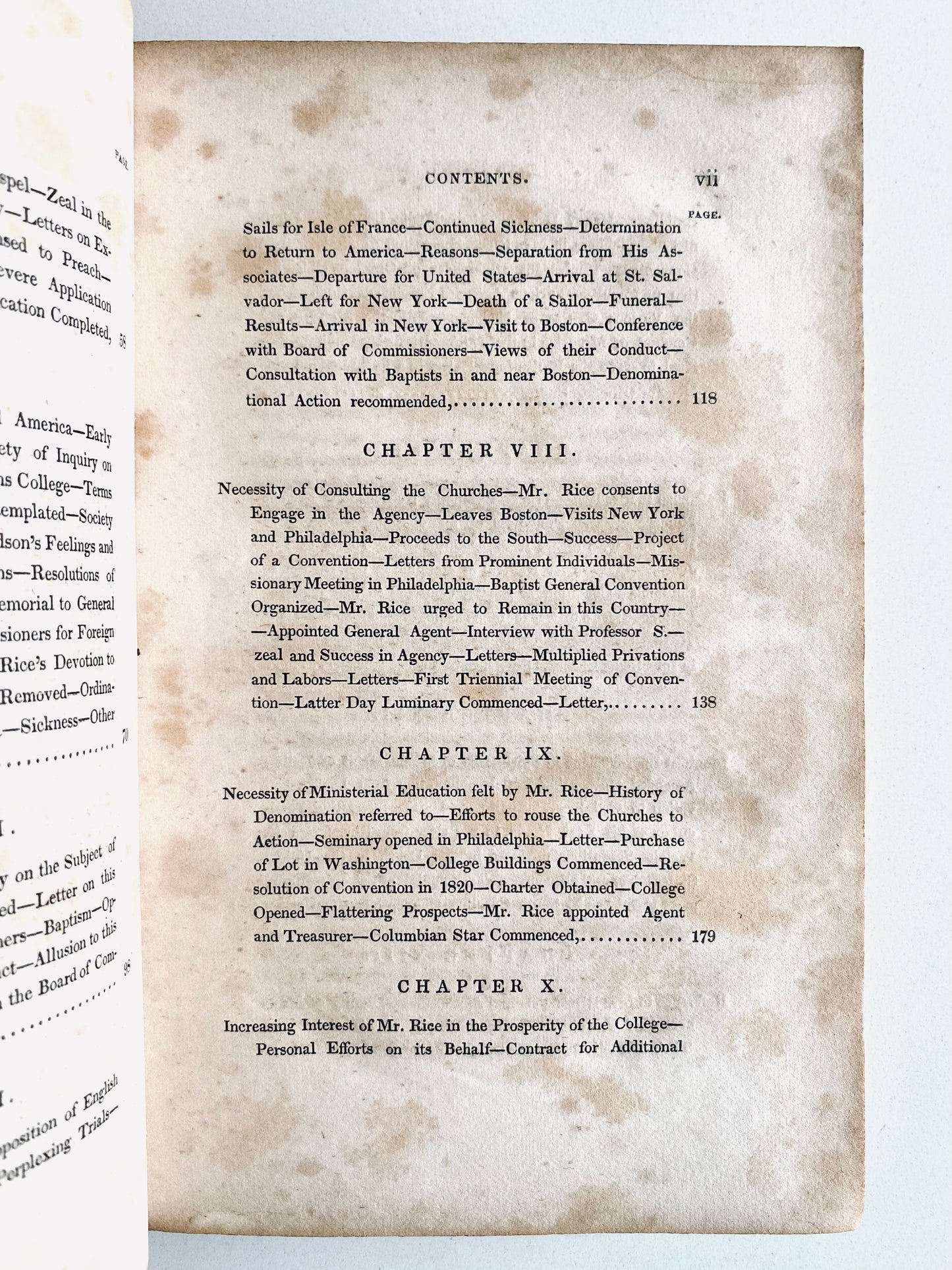 1840 LUTHER RICE. Superbly Rare Bio of Luther Rice, Adoniram Judson, Haystack Prayer Revival, etc.