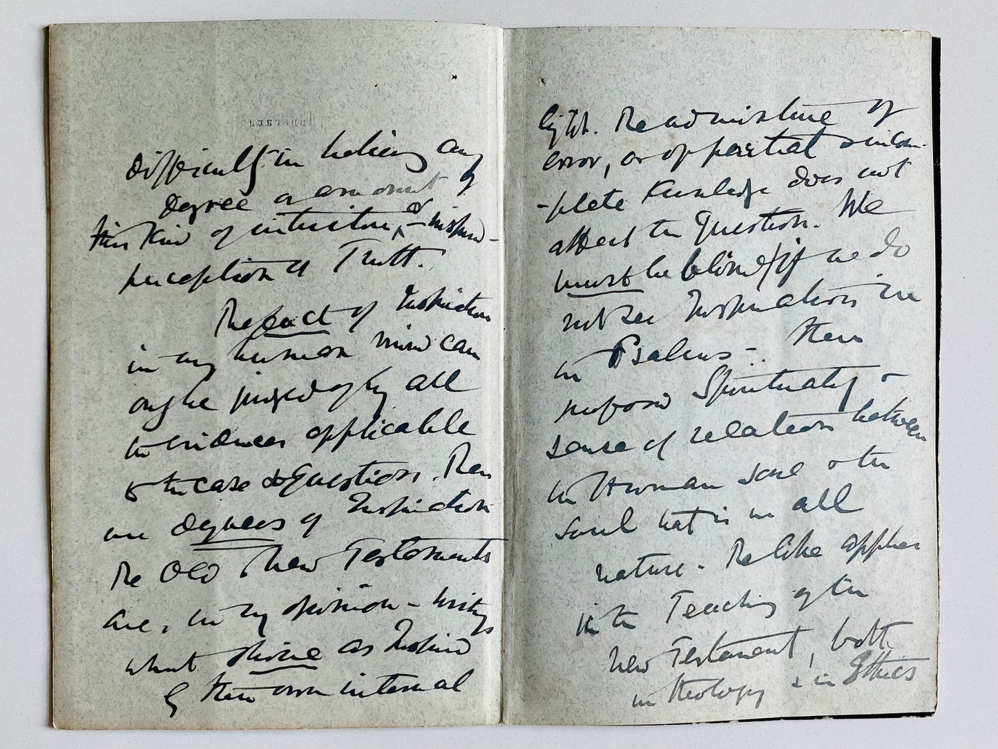 1894 12pp ALS Friend of Charles Darwin Defends Inspiration of Scripture & Doctrine of Trinity