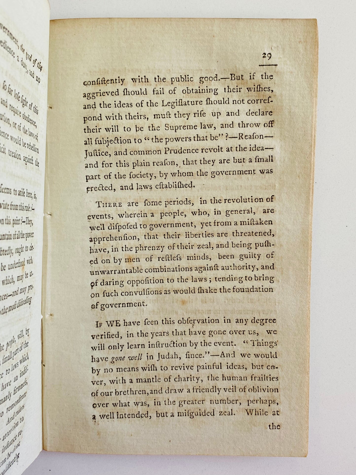 1791 CHANDLER ROBBINS. Sermon on God's Blessing and Favor on America Preached before John Hancock.