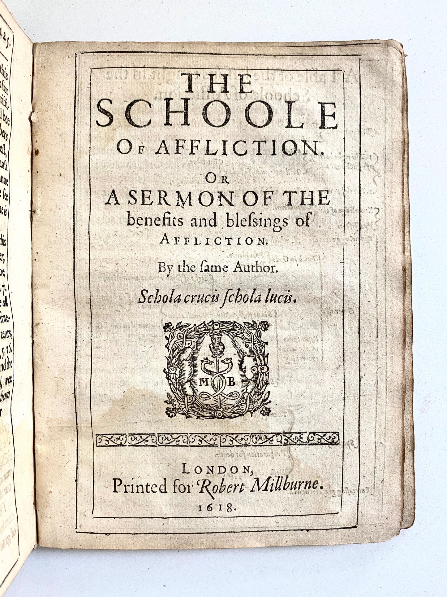 1618 DANIEL DYKE. Exposition of Philemon & The School of Affliction - Mayflower Provenance - Spurgeon Recommend!