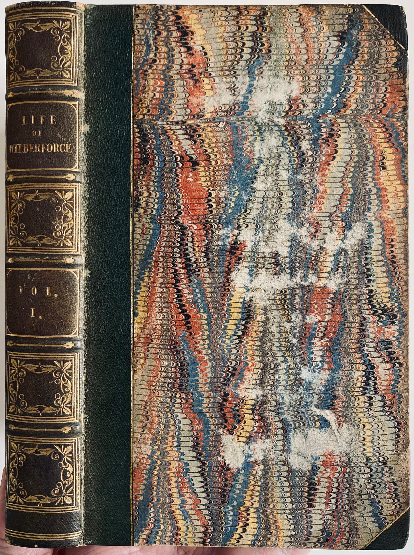 1838 WILLIAM WILBERFORCE. First Edition Life of William Wilberforce - In Five Fine Leather Bindings.