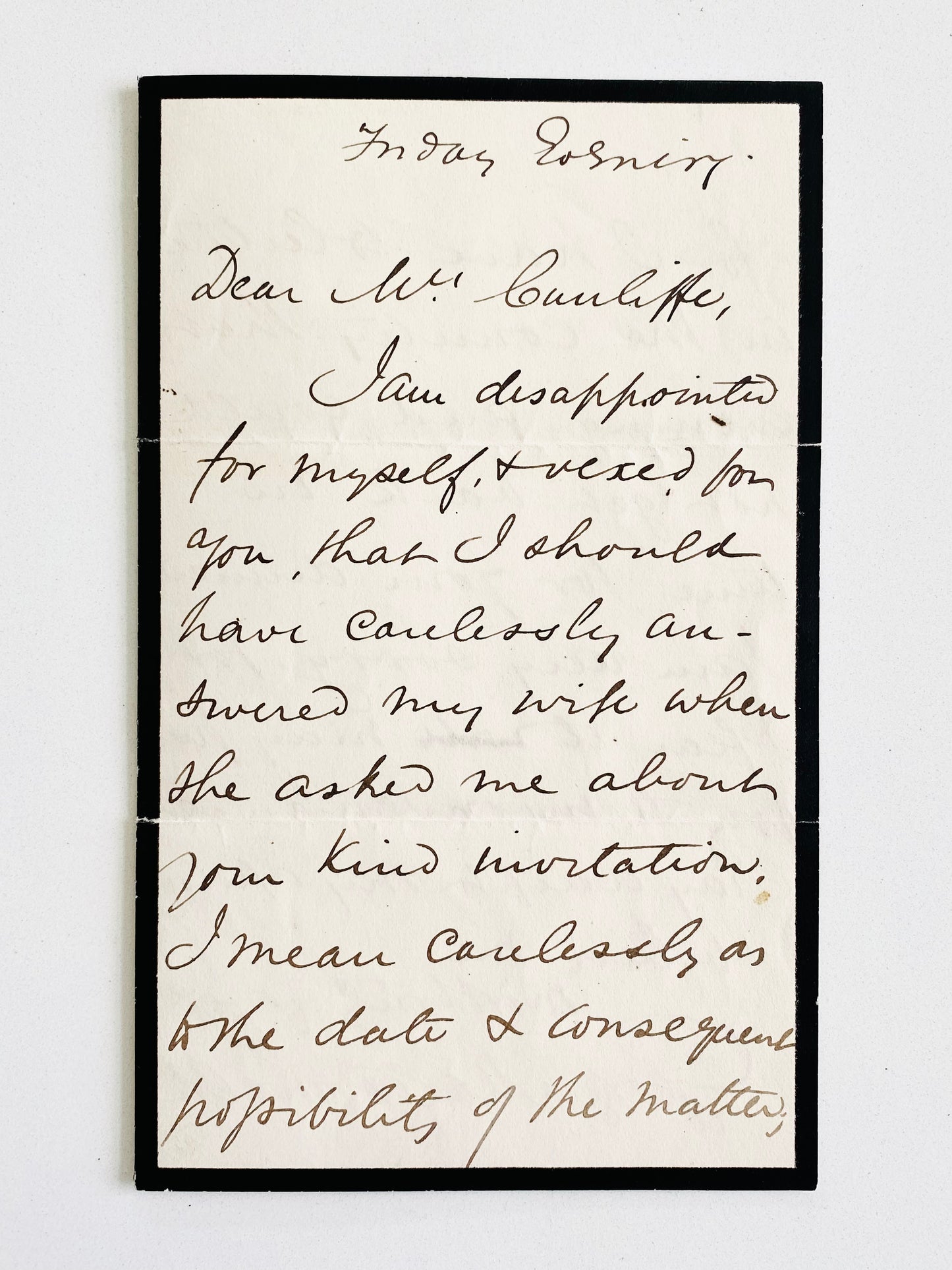 1868-1897 GEORGE MACDONALD. Small Archive of Letters and Artifacts by C. S. Lewis' "Master."