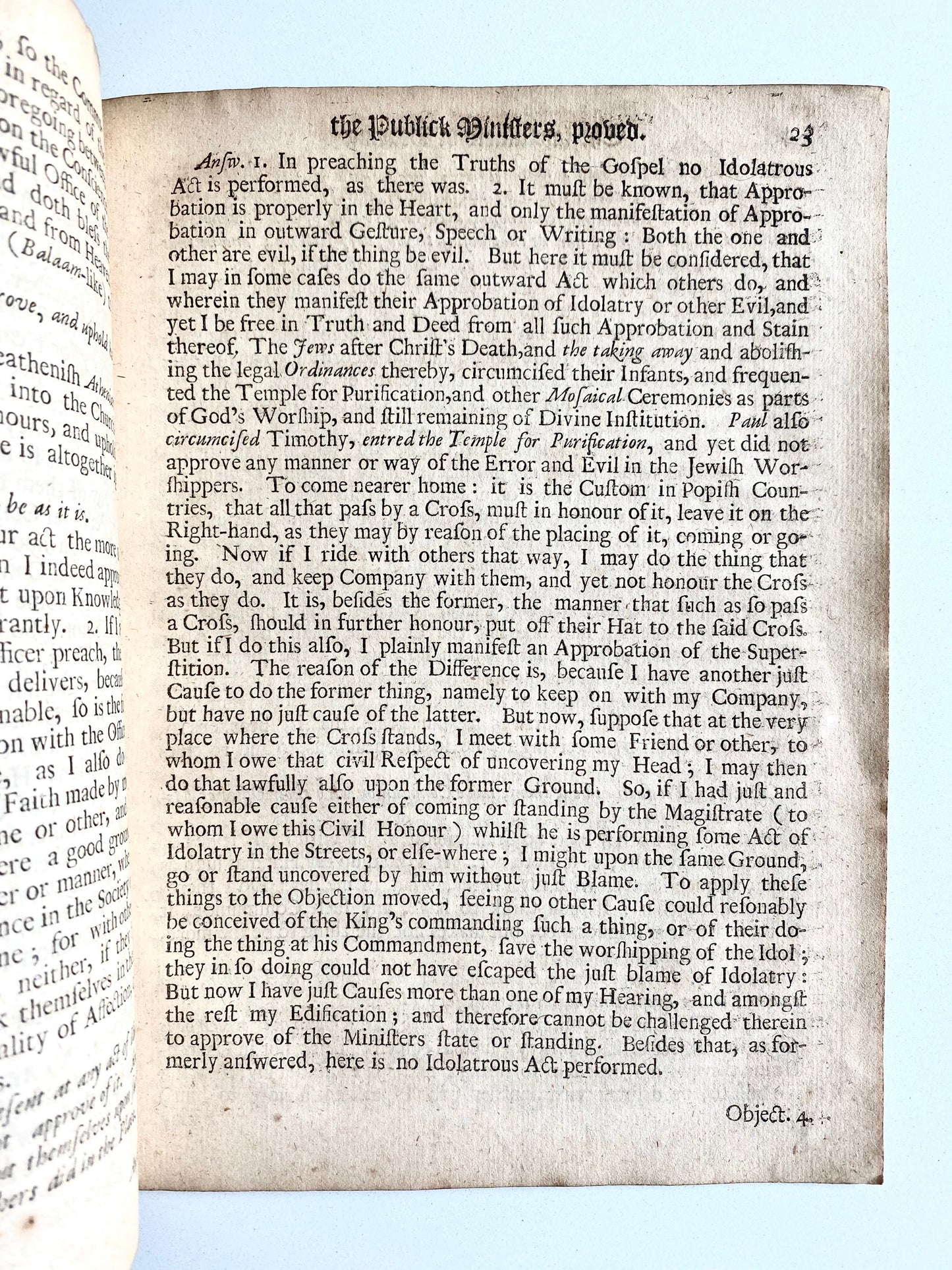 1683 JOHN ROBINSON. Rare Father of the Pilgrims on the Importance of Religious Toleration and Liberality!