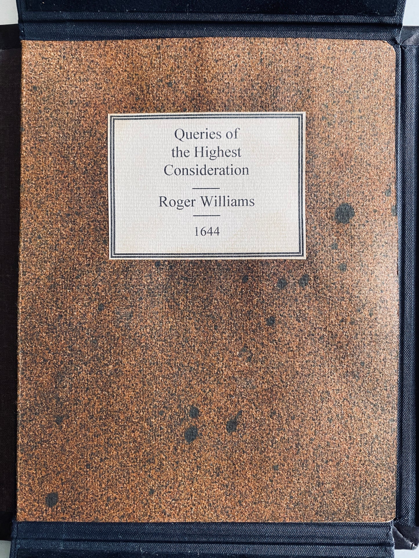 1644 ROGER WILLIAMS. Important Baptist Work - More Rare than The Bloudy Tenent!