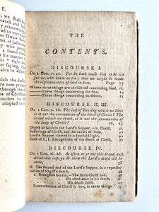 1801 JOHN OWEN. Twenty Five Discourses Suitable to the Lord's Supper. Rare Puritan Imprint.