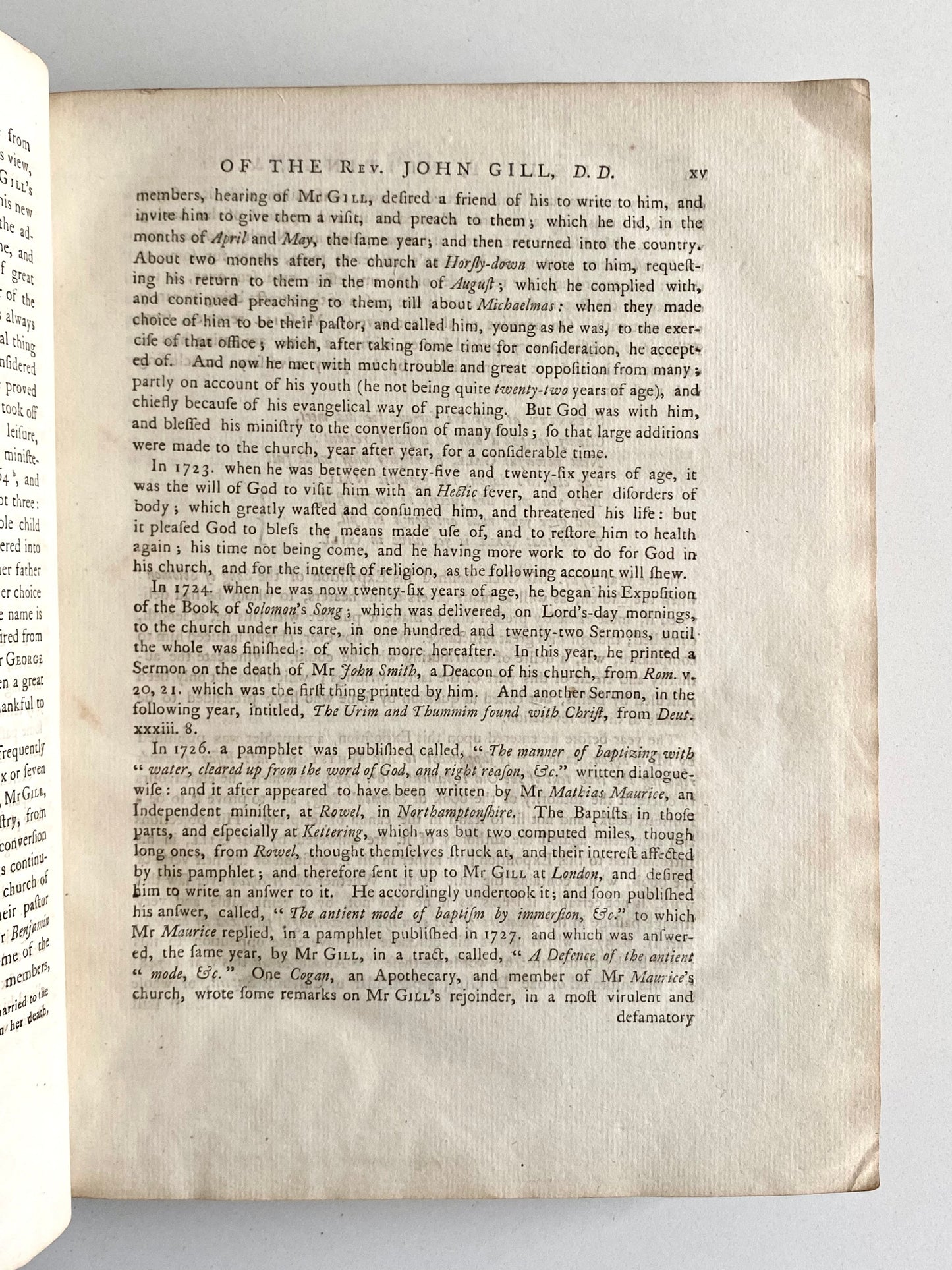 1773 JOHN GILL. Sermons and Tracts, Complete in Three Volumes. First Edition. Rare Reformed Baptist.