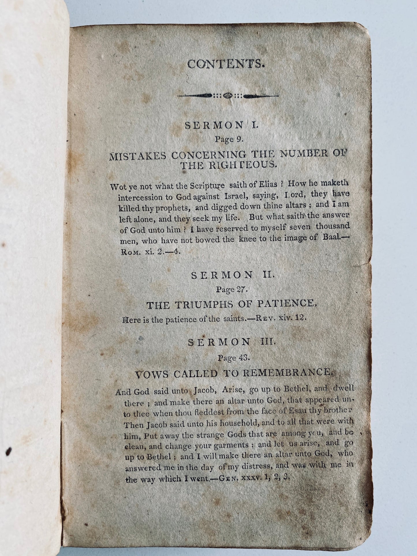 1812 WILLIAM JAY. Sermons by Eminent Congregationalist in Early Calf Binding