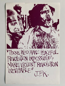 1970 VIETNAM WAR / CAMBODIA. Rare Group of X Peace Protest Posters Produced at Berkeley.