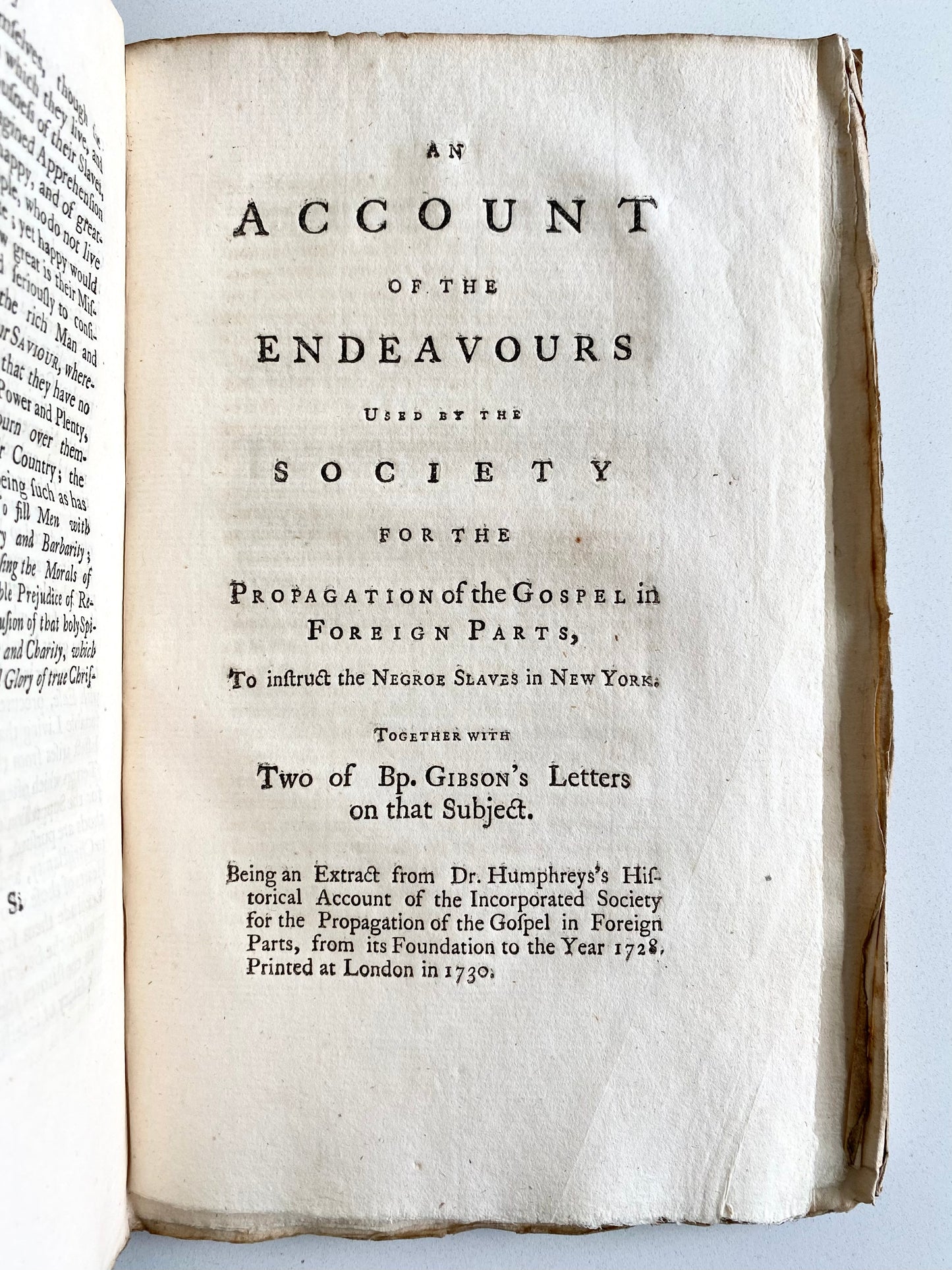 1768 ANTHONY BENEZET. Account of Slavery in New York during 1720's - Influenced Thomas Clarkson & William Wilberforce!