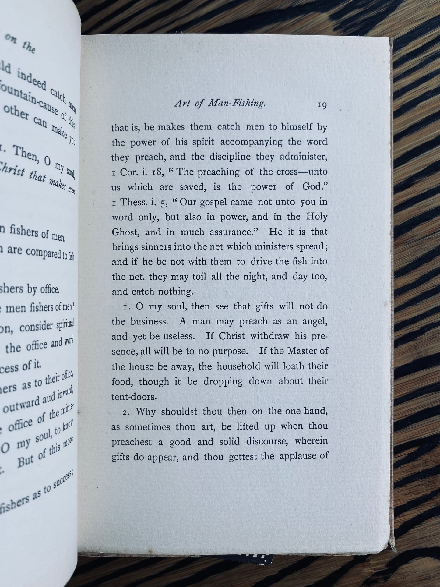 1900 THOMAS BOSTON. Soliloquy on the Art of Man-Fishing - Fine Scottish Presbyterian Work.