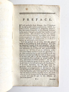 1776 JOHN FLETCHER. Vindication of John Wesley's Calm Address to American Colonies at the Onset of the Revolution.