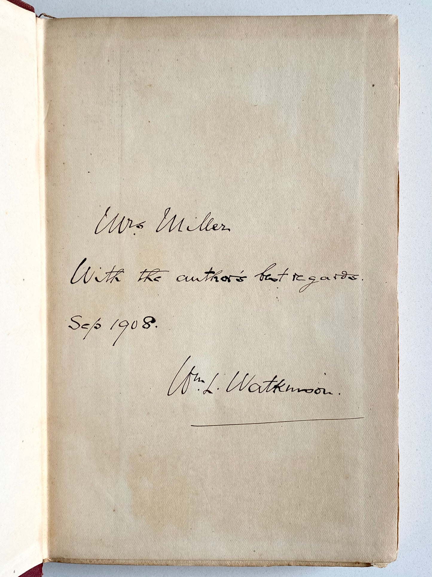 1907 W. L. WATKINSON. The Supreme Conquest. Superb Methodist Sermons - Signed.