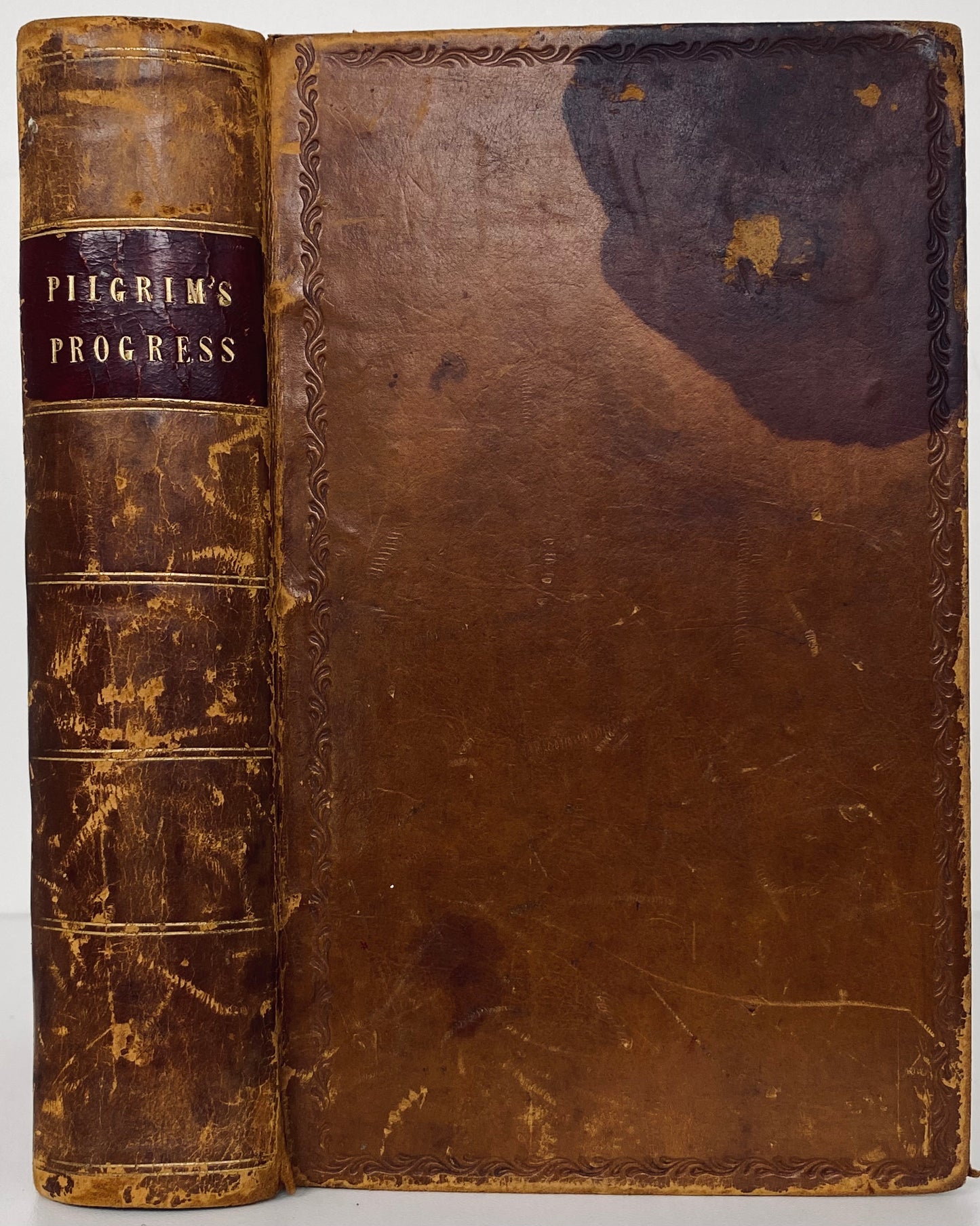 1728 JOHN BUNYAN. The Pilgrim's Progress in Two Parts. Finely Illustrated Early J. Sturt Edition.