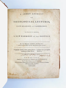 1770 SCOTTISH THEOLOGY & CHURCH. Translation of Ephesians, Gospels, Care of Clergy Widows & Orphans.