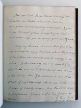 Load image into Gallery viewer, 1824 AUTOGRAPH ALBUM. Missionaries, Divines, Hymn-Writers, &amp;c. Unusually Good Content.
