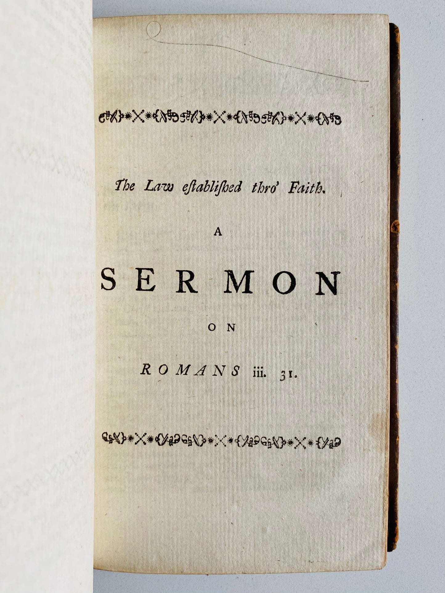 1754 JOHN WESLEY. Sermons on Several Occasions. Second Edition.