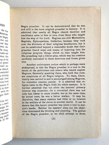 1942 CHARES S. SPIVEY. A Tribute to the Negro Preacher - African Methodist Episcopal Sermons!