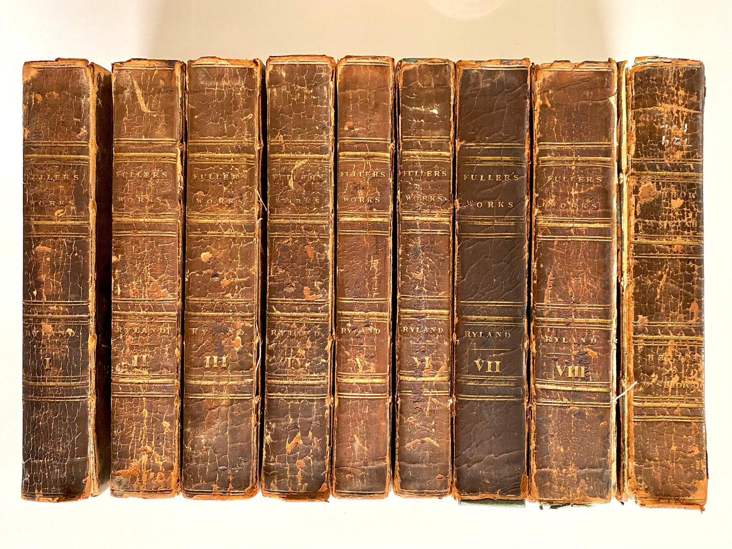 1824 ANDREW FULLER. 9 Volume Works of Important Baptist Divine and Theologian