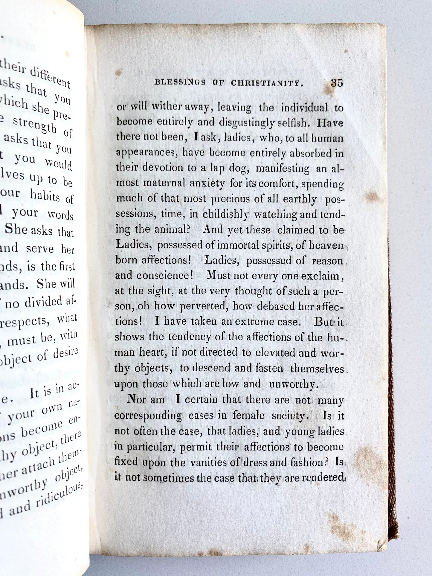 1839 FEMALE PIETY. Rare Work on Female Godliness & Benefits of Christ to Women in History.