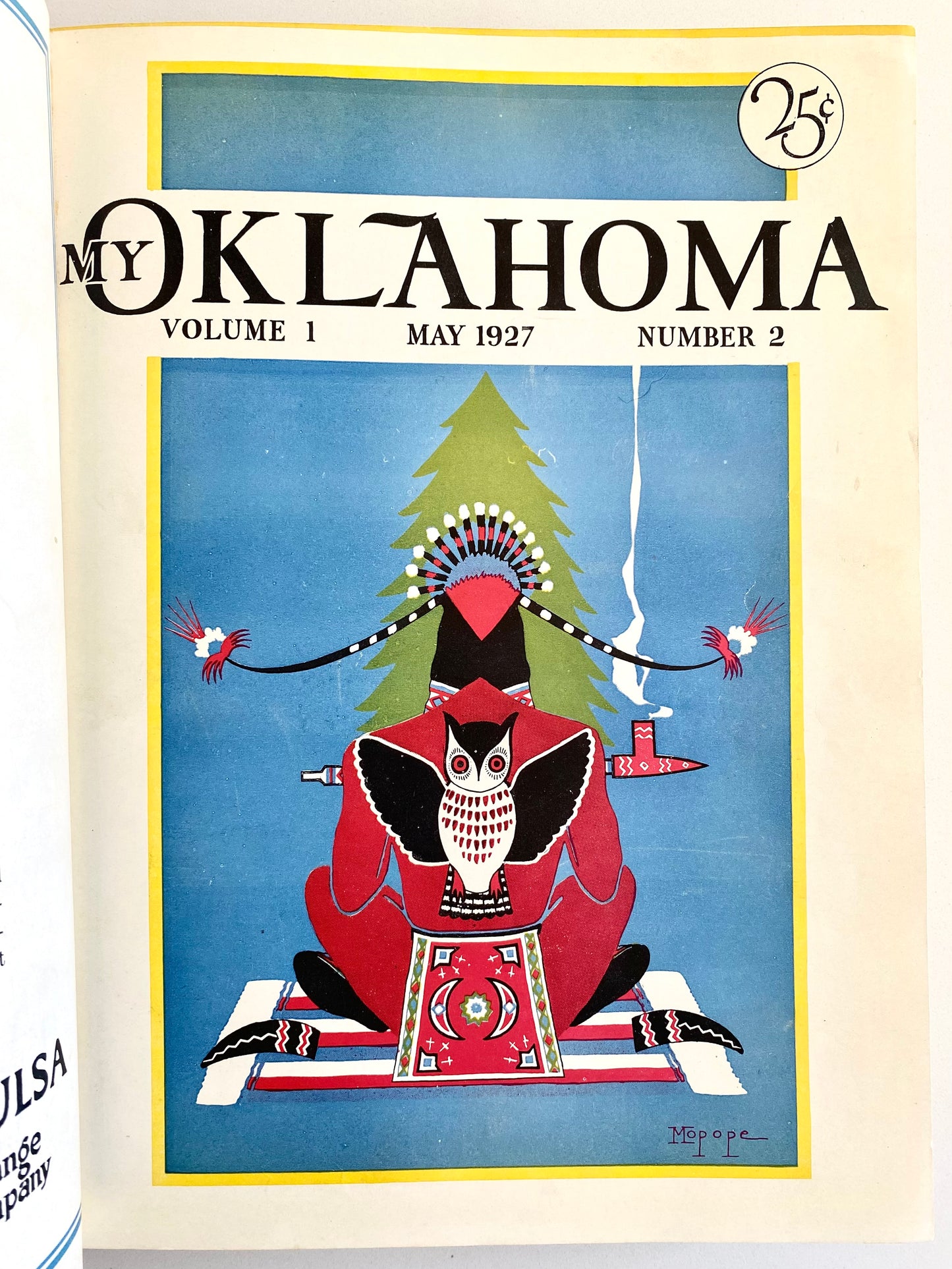 1927 MY OKLAHOMA. Scarce Early Oklahoma Magazine - Aggies, Sooners, Cotton, Poetry, Etc.