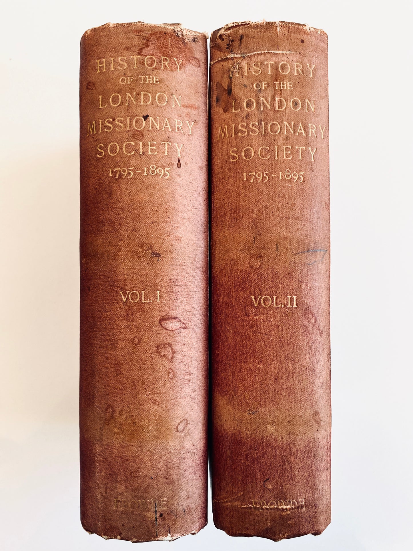 1899 RICHARD LOVETT. History of the London Missionary Society - 2vols - Rare Primary History