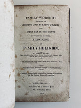 Load image into Gallery viewer, 1819 JAMES BEAN. Morning and Evening Prayers for Every Day in the Month. Americanized.