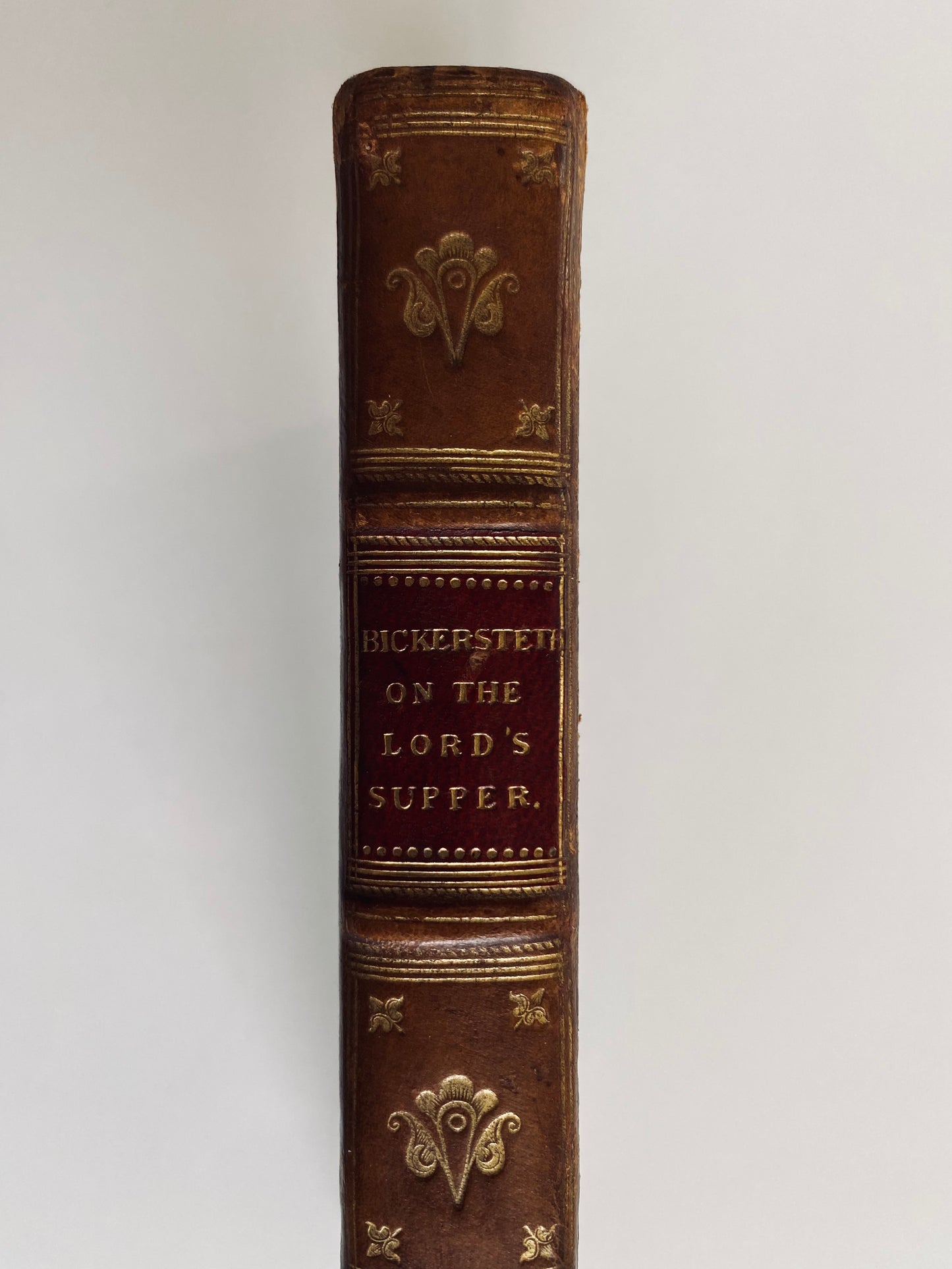 1822 EDWARD BICKERSTETH. Treatise on the Lord's Supper and Holy Communion. Fine Leather.