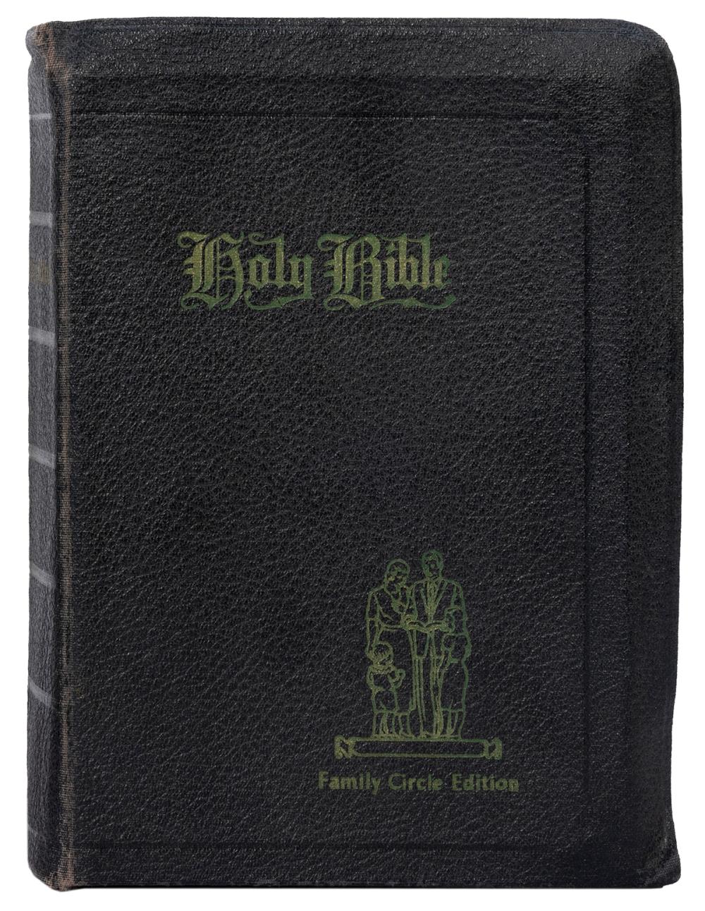 1950 FRANK CAPRA - The Christmas Bible to End All Christmas Bibles! Bible Owned by Director of It's A Wonderful Life.