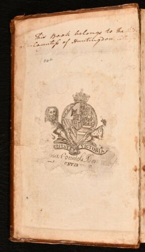 1775 COUNTESS OF HUNTINGDON. Selina's Personal Copy of John Bunyan's Pilgrim's Progress!