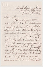 Load image into Gallery viewer, 1864 SAMUEL AJAYI CROWTHER. June 1, 1864 Letter by First African Bishop, Former Nigerian Slave.