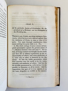 1817 JOSEPH BUTLER. The Analogy of Religion, Natural and Revealed. Apologetics and Epistemology.